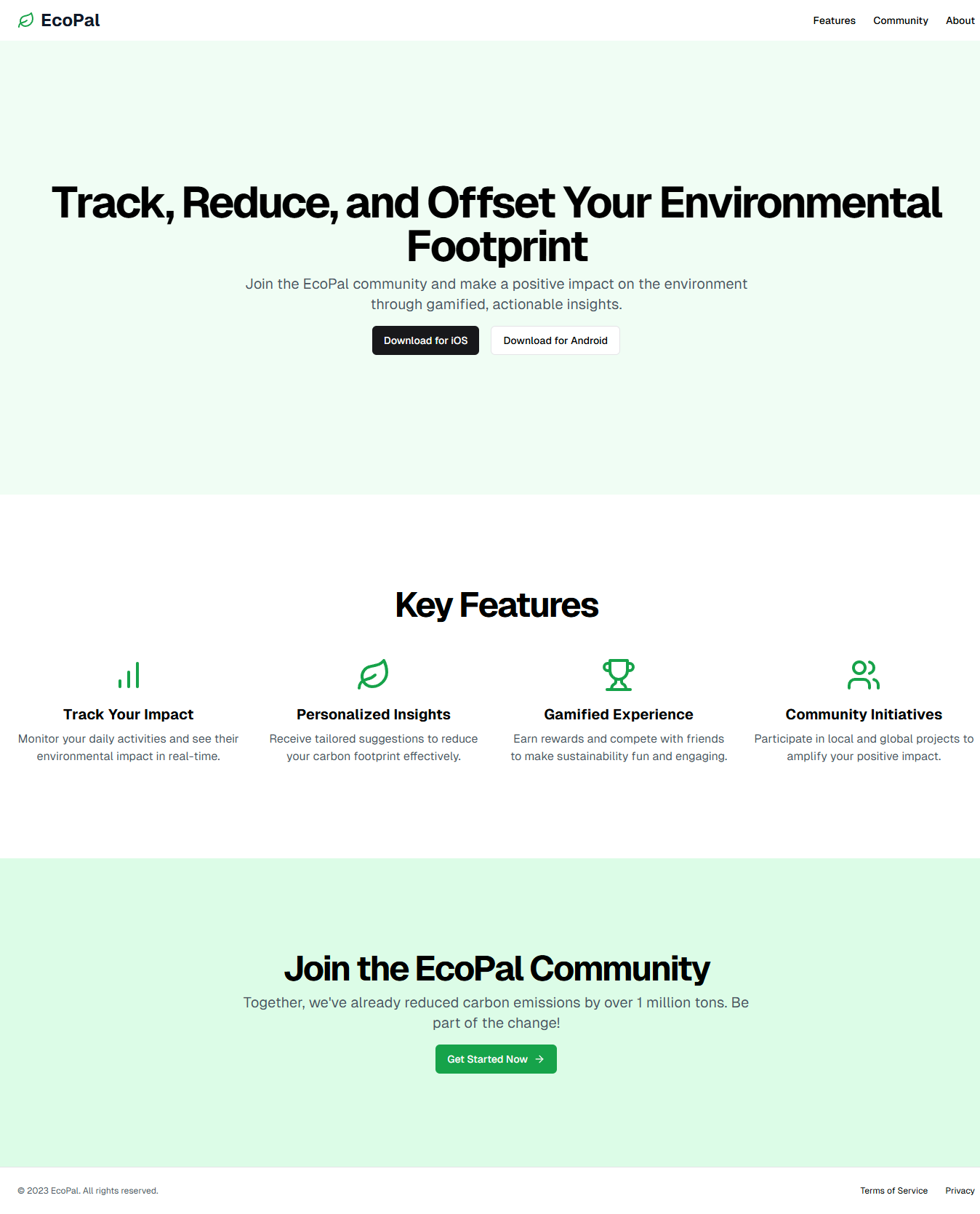 Landing Page